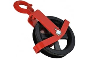 ARMAR TRADING LTD Gin rueda 180 mm con un gancho andamios bloque de polea grúa