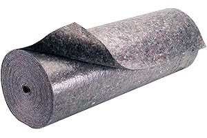 Maurer 12060002 Feltro multiuso per pavimento, assorbente, antiscivolo, 25 x 1 m, 180-210 gr/m2