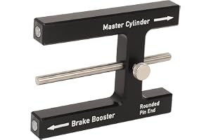 BONKZEBU Bromsjusteringsverktyg, Aluminiumlegering Bromsförstärkare, Mastercylinder Tryckstång för Bromsförstärkare med Juste