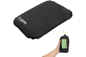 ‎ATEPA ATEPA Sitzkissen Outdoor Camping Aufblasbar Sitzkissen Ultraleicht Selbstaufblasende Sitzkissen Wasserdicht Sitzunterlage Outdoor Kajak Sitzkissen für Camping, Tragbares Sitzkissen,Fischerboot