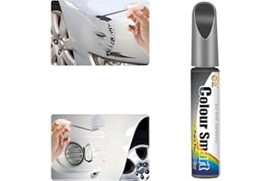 CGEAMDY 1Pc/12ml Pintura Coche, Reparador de Arañazos Coche, Rápida Reparación de Arañazos, Bolígrafo Quita Arañazos Coche, Bolígrafo Retoque Auto, Reparar Pequeños Rayones Automotrices Moto (Gris)
