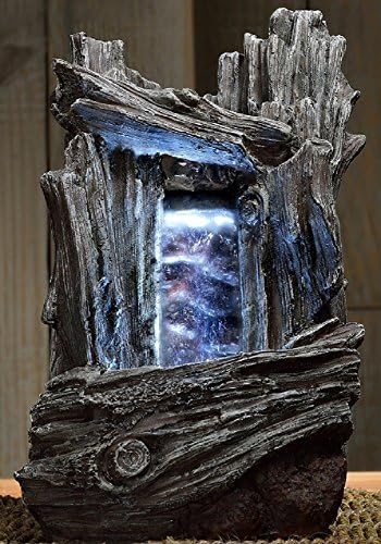 Indoor Water Feature-Fountain Waterfall With LED 28 cm