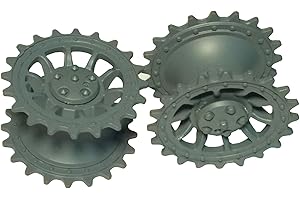 HENG LONG Original ANTRIEBSRÄDER TREIBRÄDER | Set für 1:16 Panzer RC Modell Tiger 1 - 3818 | Ersatzteil für Markenmodelle, Taigen, Torro 18-007.2