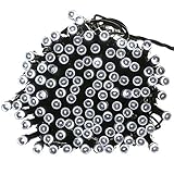 lederTEK Guirnalda de Luces 200 LED Solar de Blanco 8 Modos para Decorar Patio, Jardín, Terraza, Fiesta, Navidad, Boda