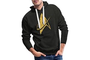Spreadshirt Star Trek Discovery Delta Insignia Gold Men's Premium Hoodie