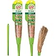 Scotch-Brite Fibre Broom (Green) - Pack of 2, Plastic, Hard_Floor