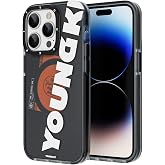 Youngkit Iphone 14 Pro Max Uyumlu Kılıf Magsafe ile Uyumlu Binfen Serisi Yazı Temalı Kapak; Siyah