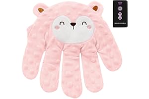 GENÉRICO Juguete eléctrico Cuddly - Almohada para dormir para bebés, reloj eléctrico con control remoto - luz de noche con sonidos relajantes y carga USB - Juguete de almohada de mano calmante para bebés