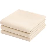 vaolmlop 3 Pieces Reusable Filter Fabrics, 50 x 50 cm Washable Ultrafine Fabric Strainer, Cheese Cloth, Cotton Cheese Fabric,