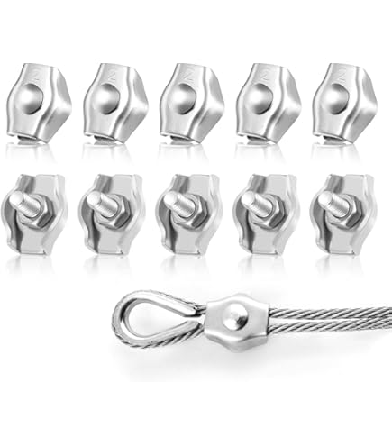 Morsetto Serrafune Filo Diametro 5mm Inox - Foto 10