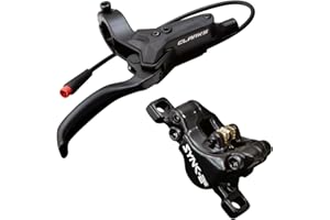 Clarks Cycle Systems Sync-2E Kit de Freins à Disque hydrauliques Avant et arrière pour vélo électrique avec arrêt Moteur, rotors Olive, Supports is 180/160 mm