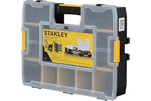 Stanley Sortmaster verktygsarrangör (43,29 x 9,2 x 33,0 cm, justerbar inre avdelare, upp till 1024 konfigurationer möjliga, i