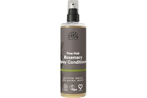 Urtekram Rosmarin Leave-In Spray Hårbalsam för Fint Hår, 250 ml