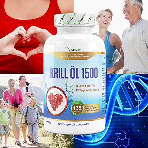 Krill L 1500 135 Softgel Kapseln Hochdosiert Mit 1500 Mg Pro Tag Reich An Epa Dha Astaxanthin Phospholipide Und Omega 3 Fettsuren Antarktis Krilll In Premium Qualitt Vit4ever Krill L 1500 135 Softgel Kapseln Hochdosiert Mit 1500 Mg Pro Tag Reich An Epa Dha Astaxanthin Phospholipide Und Omega 3 Fettsuren Antarktis Krilll In Premium Qualitt Vit4ever