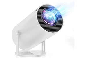 EINYOUMILY [App integrata & Android 11.0] Proiettore 2025 Upgraded Mini Proiettore Portatile 20000 Lumen 4K Supporta con WiFi 6 Bluetooth 5.2 Auto Keystone 180°Rotazione per Phone/HDMI/TV Stick/USB (1080P)