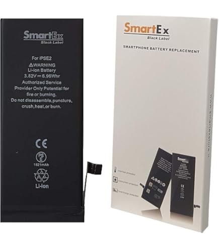 LL TRADER Batterij voor iPhone SE 2020, 4500 mAh, lithium-ionbatterij, hoge capaciteit, met reparatiegereedschap 202503