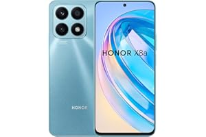 HONOR X8a Smartphone, Teléfono Móvil de 6+128 GB, Cámara Triple de 100 MP, Pantalla HD+ FullView de 6,7" y 90 Hz, Procesador Helio G88 de 8 Núcleos, Bateria de 4500mAh, Android 12, Dual SIM, Azul