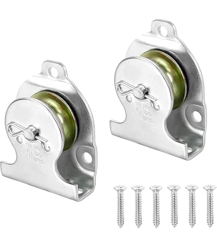 Chariot à Roulettes Pour Porte Coulissante – Remplacement Garage, 2 Roues