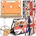 Price comparison product image BTC Flame 7 Inch Tablet New Design Universal 360 degree Rotating PU Leather Designer Colourful Stand Case Cover - Union Jack by Gadget Giant®