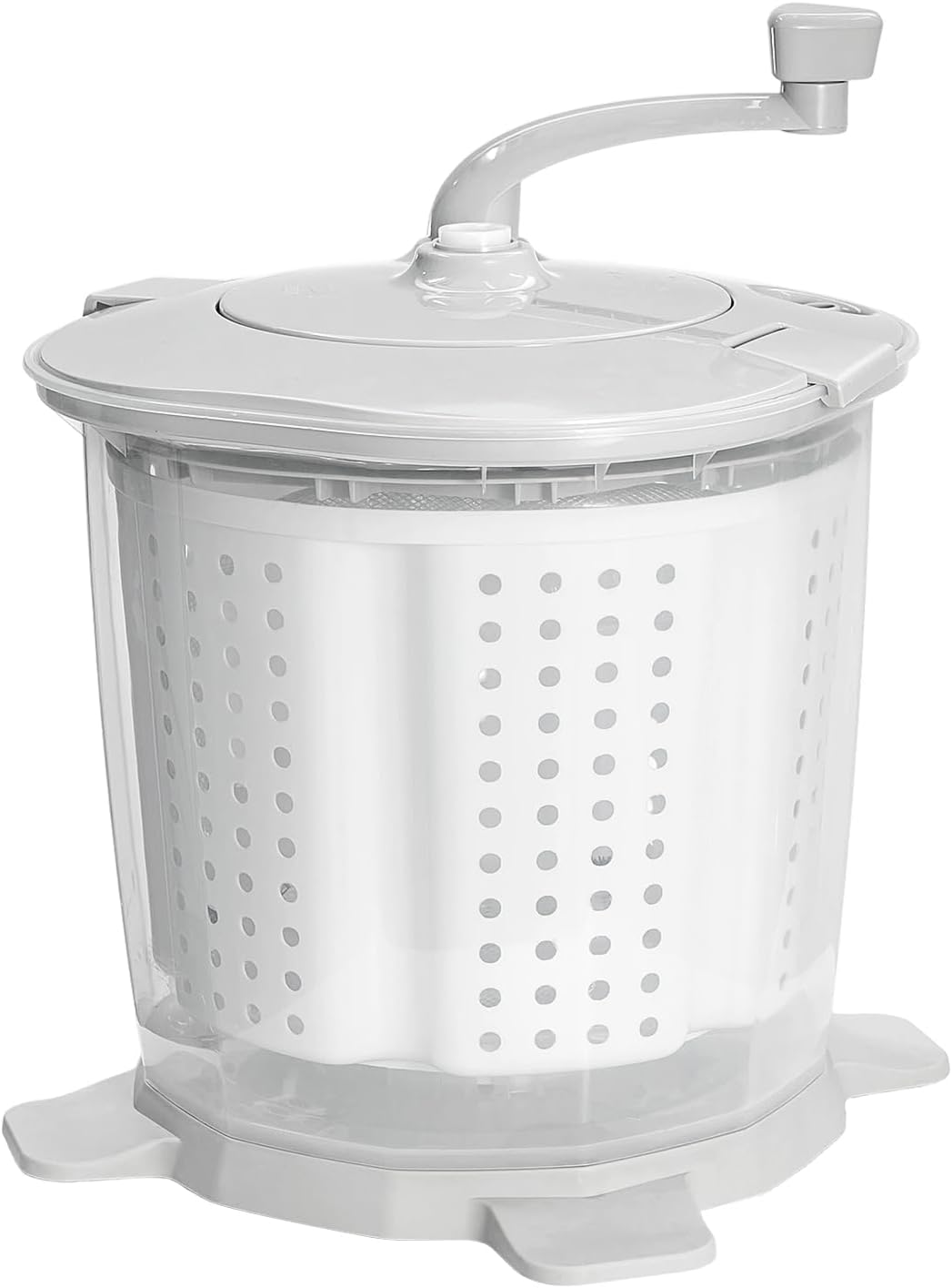 GREENSAPPIRE Portable Mini Hand Crank Washing Machine and Spin,2 In1 Washing Machine With Dehydration Basket,No Electricity Required, for Dormitory Apartment
