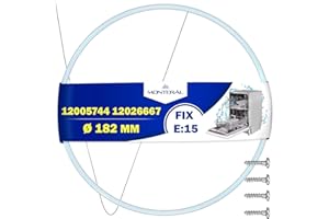 Reparatursatz für die Pumpensumpfdichtung von Spülmaschine Ø 182 mm mit dem Originalcode 12005744 12005317 12026667 für Bosch Geschirrspüler für Siemens für Neff - Garantie 10 Jahre - MONTERAL
