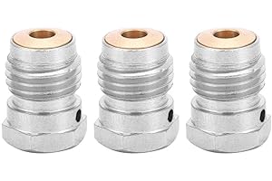 Demeras Burst Disks 3PCS 1.8K 3K 5K 7K 3/8-24UNF Unified Copper Burst Disk for Paintball Tank Regulator(1.8K)