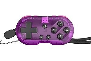 CRKD ATOM - Collectible Keychain Controller for Nintendo Switch, PC, Mac, Mobile and Smart TV (Atomic Purple)