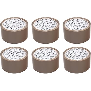 EPLUS Verpakkingstape – 6 Rollen Van 72 Mm X 100 M, Geluidsarm, UV-bestendig, Transparant – Stevig En Gemakkelijk Afscheuren