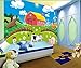 Produktbild Whian 3D Tapete Wandbild Wohnzimmer Schlafzimmer Dekoration Wandtattoo Cartoon Spaß Weidenmalerei Bild Wand-Aufkleber 240Cmx180Cm|94.48(In) X70.86(In)