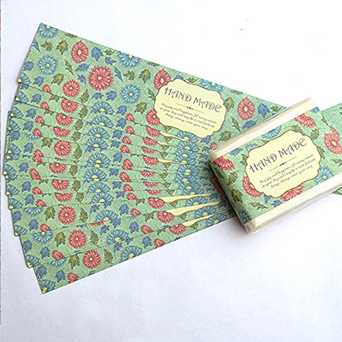 Wakehurst Wrap Papier Etiketten Seife Verpackungsmaterialien für Hand gemacht Seifenkisten Taschen 20 Blätter (Gänseblümchen) - 4