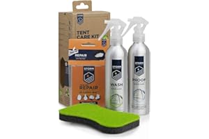Storm Ultimate Kit d'entretien de tente pour nettoyage et étanchéité