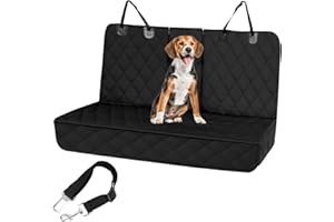QWORK® Housse de Siège de Voiture, Housse Protection Voiture Chien, pour Toutes Les Voitures, Mini-fourgonnettes et SUV