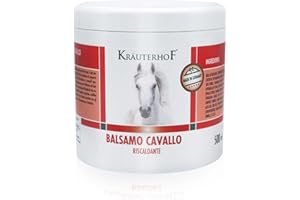 HW CASA HW CASE Kräuterhof Balsamo per cavalli riscaldante, extra forte, gel massaggiante - Rimedio naturale per il sollievo muscolare (1x500ML)