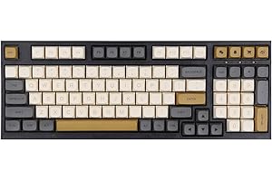 EPOMAKER Dawn - Juego de 124 Teclas XDA para Teclado mecánico para Juegos de Teclado, Compatible con Cherry/Gateron/Otemu/Kailh (teclados amanecidos)