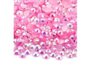 Blinginbox 6 000 st. 3 mm SS10 harts strass icke-Hotfix strass diamanter för gör-det-själv hantverk dekoration naglar ansikte ögon smink kroppskonst telefonfodral väskor gratulationskort böcker gelé