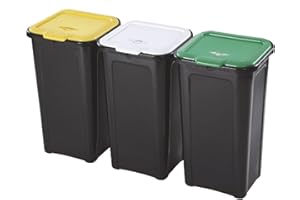 PATTUMIERA Secchio Cestino PATTUMIERE Raccolta DIFFERENZIATA Tris TONTARELLI 44 Litri x3pz