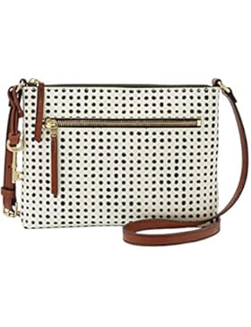 FOSSIL Fiona E / W Crossbody White W Black
