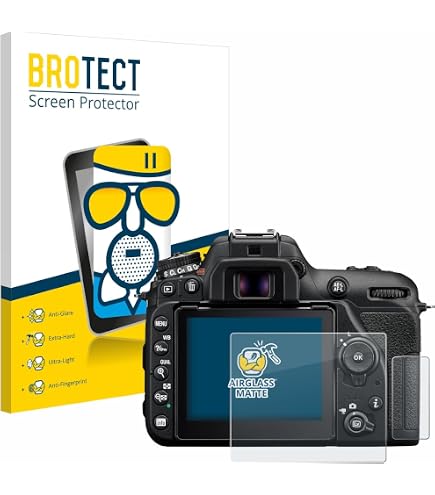 BROTECT AirGlass Schutzfolie Für Nikon D3300 – 9H Kratzfest, Anti-Fingerprint, Made In Germany, Einfach Anzubringen