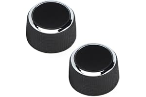 YOSOO HEALTH GEAR Car Radio Volume Control Knob, AC Switch Button 22912547, 2-Piece Set, Replacement for Suburban 2007-2013