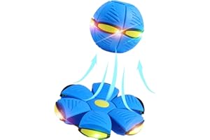 DBLWIN Flying Saucer Ball For Kid, Toy Flying Saucer Ball, Toy Flying Saucer, Flying Saucer Child Toy, Flying Saucer Ball, Flying Saucer Ball for Kid (Blue, With 6 lights)