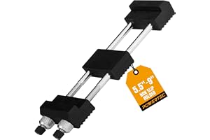 POWERTEC Slipande stenhållare, justerbar knivslipshållare 13-1/2 tum till 22,8 cm, halkfri gummibas för slipsten, våt sten, d