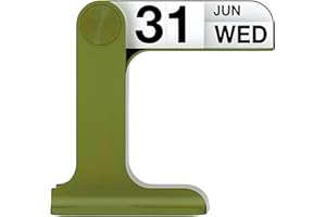 Beleda Calendario perpetuo a fogli mobili, calendario da scrivania 2024-2025, per uso quotidiano, ufficio, decorazione da scrivania, accessorio da scrivania, mensile, settimanale, giornaliero,