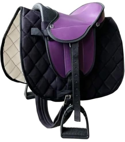 Parafanghi In Pelle Per Sella Western - Ricambio In Vera Pelle Intagliata A Mano, Dimensioni 19x40 Cm, Per Cavallo Adulto