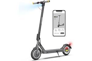 ‎5TH WHEEL E Scooter mit Straßenzulassung,10 Zoll E Roller, Max 32km/40km Reichweite 20km/h, Elektro Scooter bis 120kg, Blinker, APP-Verbindung, Vierfache Stoßdämpfung, Duales Bremssystem E Roller für Erwachsene