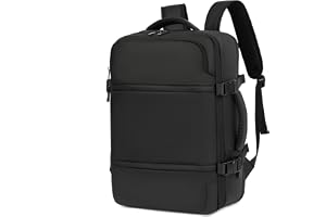 Koolehaoda Ryggsäck för bärbar dator 45 l stor handbagage bagage bagage handbagage väska för kvinnor och män passar 17 tum bä