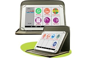 Mobiho Essentiel Tablette INITIALE 10P sénior, MODULABLE SUR MESURE : WHATSAPP et + de 20 applis préinstallées - GOOGLE PLAY - OFFERT : Pochette ET 6 H Coach - PAS d’ABO MENSUEL - WIFI et 4G débloqué.