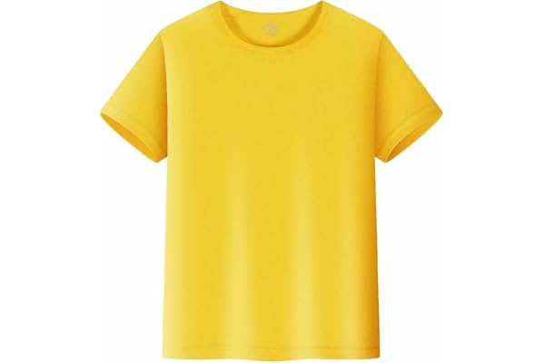 Barn T-shirt bomull flicka pojke t-shirt mjuk mjuk kortärmad andningsbar lätt komfort sommar rund hals enfärgad ledig sport basic skola A34