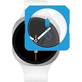 Teknoft Samsung Galaxy Watch 8 40mm i&ccedil;in 2'li Paket (2 Adet) Kolay Kurulum Otomatik Hizalama Aparatlı Şeffaf 9H Sertliğinde G