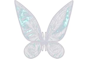 RHOMBA Feenflügel Kinder Flügel Fee Schmetterlings Flügel Karneval Schmetterlingflügel Elfen Flügel Elastischen Schultergurten Feenflügel Erwachsene & Kinder für Karneval Halloween Cosplay