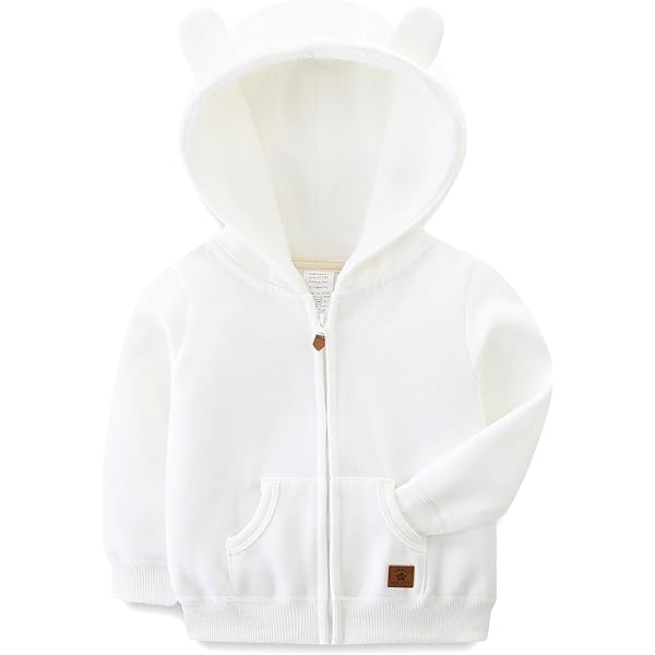 kids4ever Winterjas voor baby's, jas met ritssluiting, capuchon